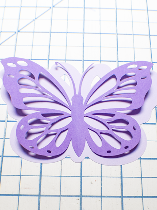 Cricut Layered Butterfly Craft Tutorial Story