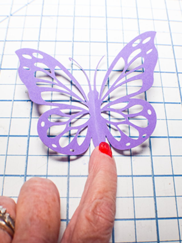 Cricut Layered Butterfly Tutorial Story