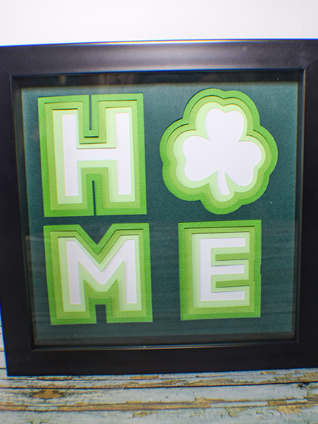 Cricut Layered Shadow Box Tutorial Story