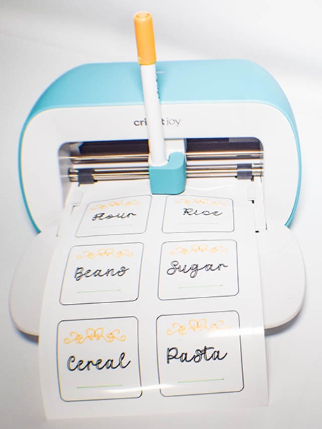 How to Make Labels with Cricut Joy Story