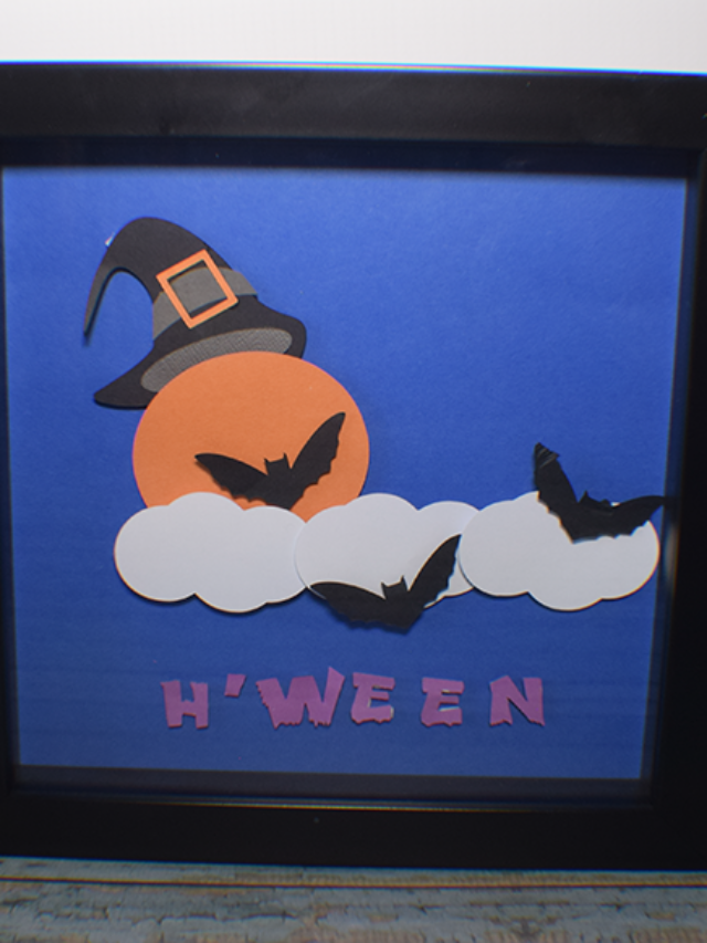 How to Make a Layered Halloween Shadow Box Story