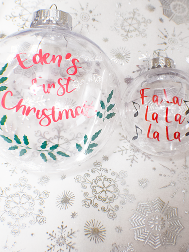 How to Make Floating Christmas Ornaments Story